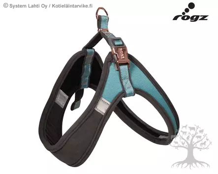 Rogz Valjas Urban Fast Fit Turquoise - Koiran Y-/ H valjaat - 617.6030 - 1