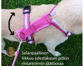 Kana Collection Pinsu Y-valjas Rintaremmi, violetti - KANA Collection Valjaat - 16810847M - 2